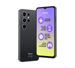 Smartphone Neow Ado Safe Plus 6.52" Double nano SIM 128 Go Noir