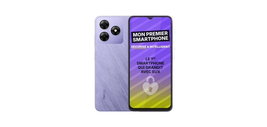 Smartphone Neow Ado Safe 6.56" Double nano SIM 64 Go Violet
