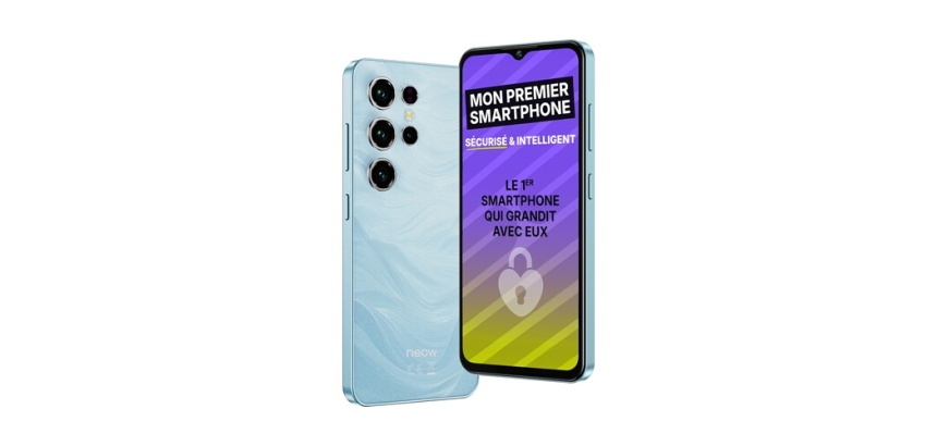 Smartphone Neow Ado Safe Plus 6.52" Double nano SIM 128 Go Bleu