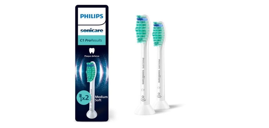 Brossette dentaire Philips Sonicare HX6012/87 ProResults Lot de 2 Blanc