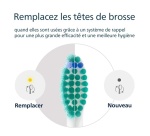 Brossette dentaire Philips Sonicare HX6012/87 ProResults Lot de 2 Blanc