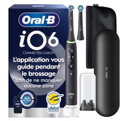 Brosse à dents électrique Oral B iO6 Series Black Lava Luxe Edition