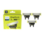 Accessoire rasage Philips Lames de rechange pour tondeuse lot de 3 OneBlade 360 QP430/50