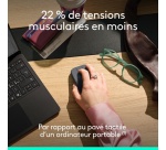 Souris Logitech sans fil Bluetooth Mobi Fold Gris Graphite