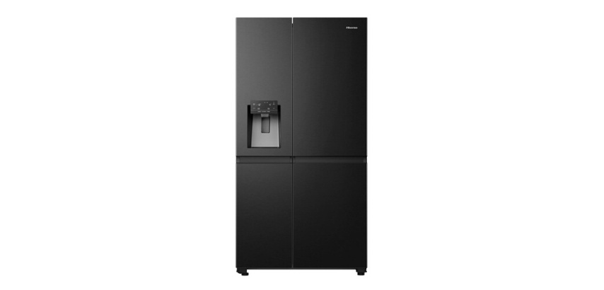 Réfrigérateur américain Hisense RS818N4TFC Noir