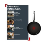 Casserole Tefal Excellence+ 16 cl G3282803 Noir