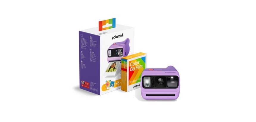 Appareil photo instantané Polaroid Go Génération 3 Violet + Pack de films 8 photos