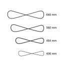 Accessoire platine vinyle Enova Hifi Lot de 4 courroies Belt Pack 01