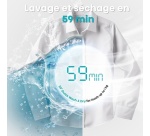 Lave-linge séchant Hisense WD1I8042BWP2 Blanc
