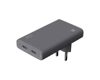 Chargeur pour téléphone mobile Wefix Pro de voyage secteur 65 W Plat Gris