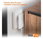 Chargeur pour téléphone mobile Wefix de voyage secteur 45 W Plat Blanc