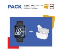 Montre connectée Huawei WATCH FIT 5 PRO BLACK + FREEBUDS 4 WHITE FNAC