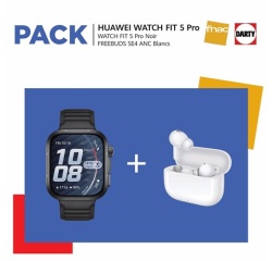 Montre connectée Huawei WATCH FIT 5 PRO BLACK + FREEBUDS 4 WHITE FNAC