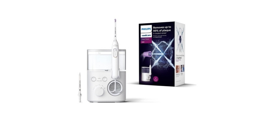 Hydropulseur Philips Sonicare Power Flosser 3000 HX3711/20 Blanc