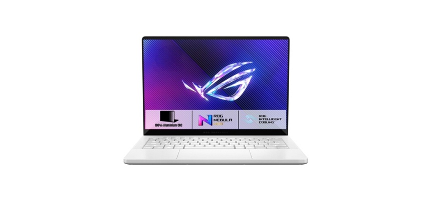 PC portable Asus gaming ROG Zephyrus G14 ZEPHYRUS-G14-GA403GM-DRF1 14" OLED 120 Hz AMD Ryzen AI 9 32 Go RAM 1 To SSD Nvidia GeForce RTX 5060 Blanc