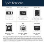 PC portable Microsoft Surface Laptop 8e édition 13,8" Ecran tactile Copilot+PC Snapdragon X2 Elite 16 Go RAM 1 To SSD Platine