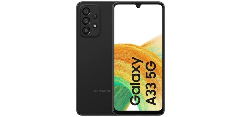 Smartphone Samsung Galaxy A33 6,40" 5G Double nano SIM 128 Go Noir Reconditionné