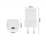Chargeur pour téléphone mobile Mw secteur USB Type C PD 35 W Blanc