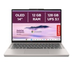 PC portable Lenovo Chrome 14M9610 14" MediaTek Kompanio Ultra 910 12 Go RAM 128 Go SSD Coquillage