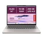 PC portable Lenovo 14M9610 14" MediaTek Kompanio Ultra 16 Go RAM 256 Go SSD Beige