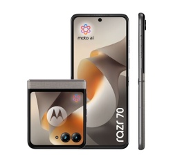 Smartphone Motorola Razr 70 6,9" 5G Double nano SIM 256 Go Gris acier