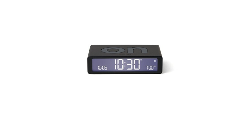 Radio-réveil Lexon réversible LCD Flip Classic Noir