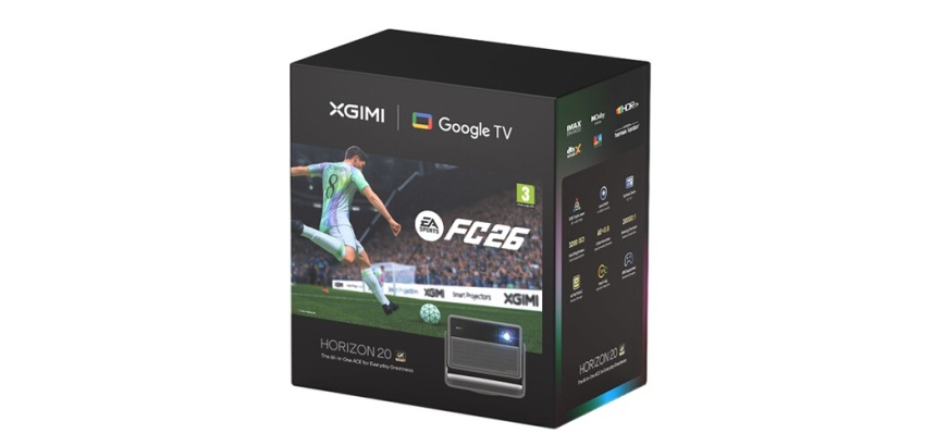 Vidéoprojecteur Xgimi Pack Edition spéciale Horizon 20 Grands Matchs Gris et Noir + Jeu EA SPORTS FC 26 offert