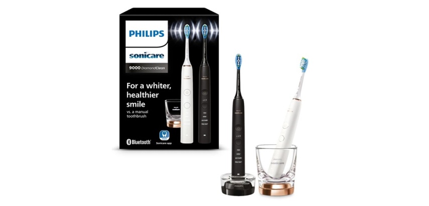Brosse à dents électrique Philips SONICARE HX9914/57 Brosse a dents electrique - DiamondClean 9000 - Double manches