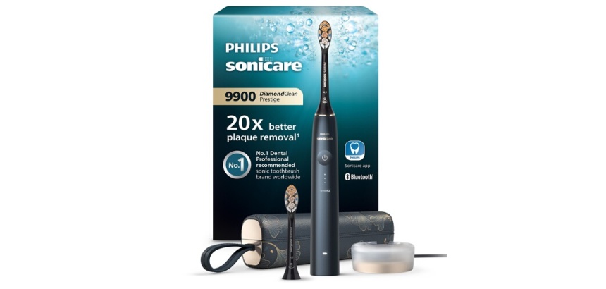 Brosse à dents électrique Philips Sonicare DiamondClean Prestige 9900 HX9992/42 Bleu nuit