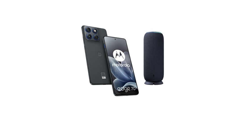 Smartphone Motorola Pack Edge70 12/512 Go Gris + Sound Flow