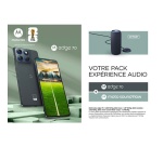 Smartphone Motorola Pack Edge70 12/512 Go Gris + Sound Flow