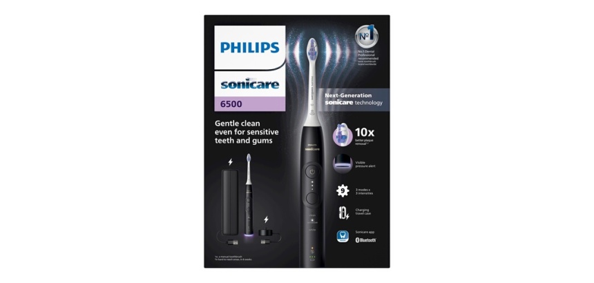 Brosse à dents électrique Philips Sonicare HX7411/02 avec application Noir