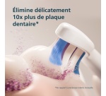Brosse à dents électrique Philips Sonicare HX7411/02 avec application Noir
