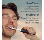 Brosse à dents électrique Philips Sonicare HX7411/02 avec application Noir