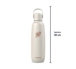 Accessoire machine à soda Sodastream Gourde Fizz & Go Cool blanc sable