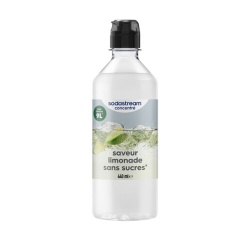 Sirop et concentré Sodastream Concentre Saveur LIMONADE SANS SUCRES 440ml