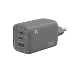 Chargeur pour téléphone mobile Wefix Pro CV GaN avec 2 ports USB-C et 1 port USB-A 100W Noir