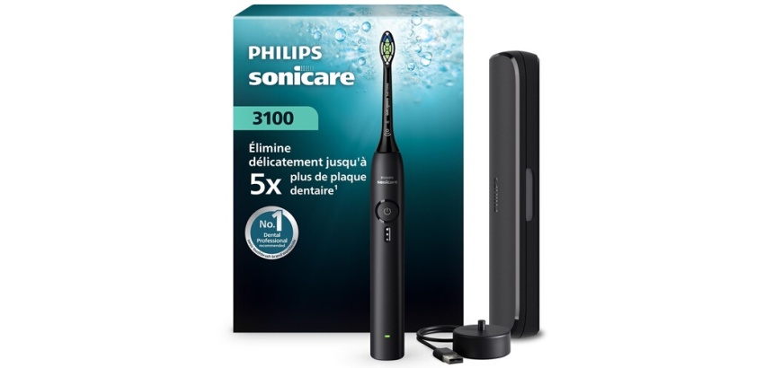 Brosse à dents électrique Philips Sonicare Series 3000 HX4033/32 Noir