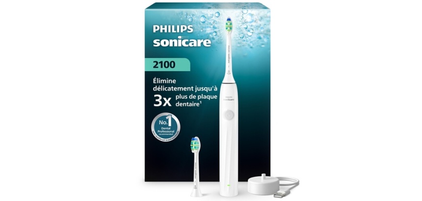 Brosse à dents électrique Philips Sonicare Series 2100 HX4022/01 Blanc