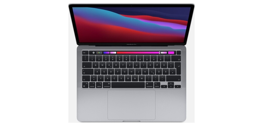 MacBook Lagoona Pro 13'' 256 Go SSD 8 Go RAM Puce M1 CPU 8 cœurs GPU 7 cœurs Argent 2020 Reconditionné