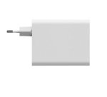 Chargeur et câble d'alimentation PC Mophie GaN à triple port USB-C 140W Blanc