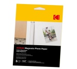 Papier d'impression Kodak Pack de 5 feuilles de papier photo magnétique 10 x 15 690g Blanc