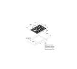 Plaque gaz Asko HG1776AB NOIR GRAPHITE