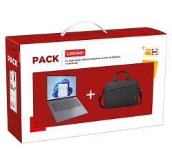 PC portable Lenovo Pack IdeaPad Slim 3 14IRH10 14" WUXGA Intel Core i5 16 Go RAM 512 Go SSD Gris anthracite + Sacoche
