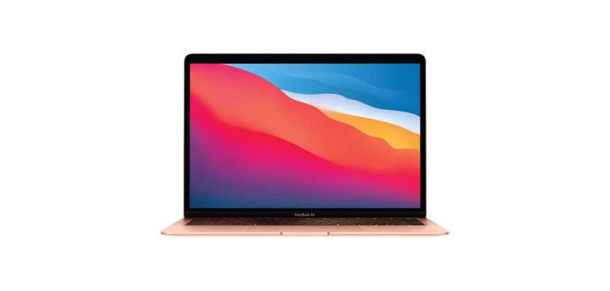 MacBook Apple Air 13" 256 Go SSD 8 Go RAM Puce M1 GPU Intel Iris Plus Graphics Or 2020 Reconditionné