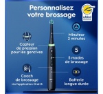Brosse à dents électrique Oral B io 5 Duo Noire et Blanche X2