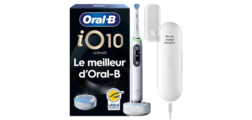 Brosse à dents électrique Oral B iO10 Series Stardust White Blanc