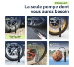 Gonfleur et pompe Woowind Gonfleur de pneus intelligent Ventus Pro Noir