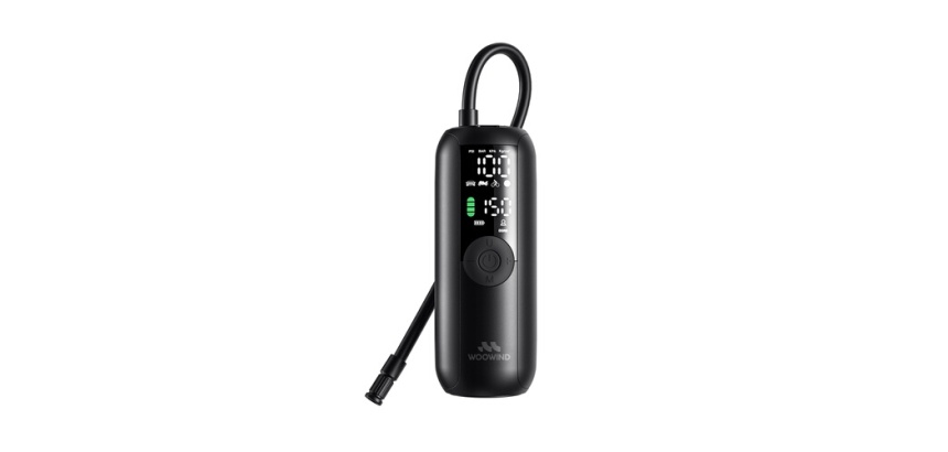 Gonfleur et pompe Woowind Gonfleur de pneus intelligent LP1 Noir