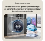 Lave-linge séchant Lg Lave-linge sechant 11/6 kg 1400 tours F164HP2BST